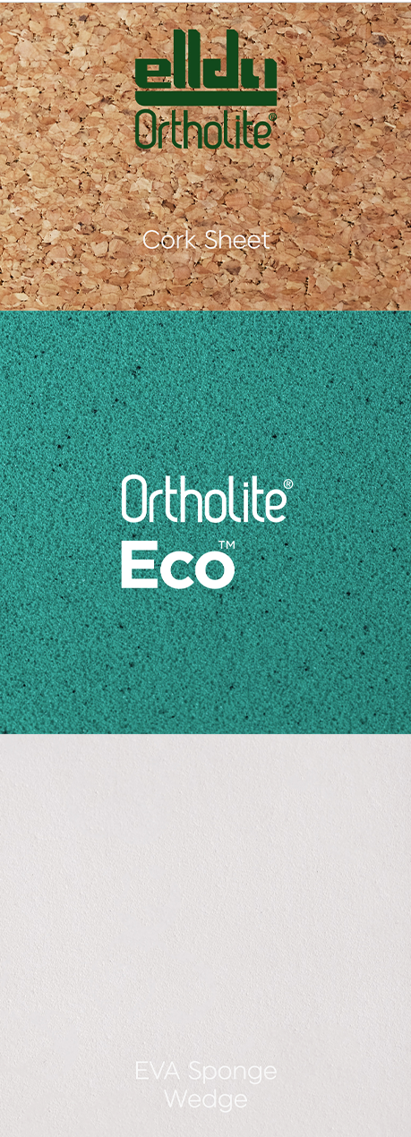 OrthoLite Eco 3層インソール構造